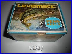 Levelmatic No. 930 Fishing Reel Penn With Original Box Vintage. Made in USA