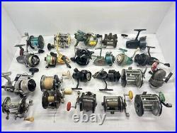 Lot Of 22 Vintage Fishing Reels Gamefisher, Smash, Penn Delmar, Spinster, Ocean