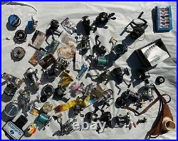 Lot of 31 Fishing Reels Tackle Penn Daiwa Shimano Pflueger Accurate Belt Estate