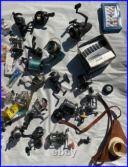 Lot of 31 Fishing Reels Tackle Penn Daiwa Shimano Pflueger Accurate Belt Estate