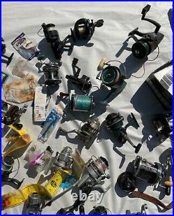 Lot of 31 Fishing Reels Tackle Penn Daiwa Shimano Pflueger Accurate Belt Estate
