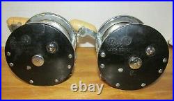 Lot of 3 Vintage Penn Reels No. 85 & Nos. 60 & 65 Long Beach Very NIce! LQQK