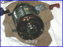 Lot of 5 Vintage Fishing Reels Daiwa Millionaire+Penn 155+704+Squidder Untested