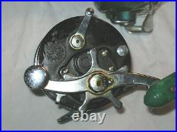 Lot of 5 Vintage Fishing Reels Daiwa Millionaire+Penn 155+704+Squidder Untested