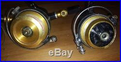 Lot of 5 Vintage Penn Spinning Reel 712 714z 722z USED CONDITION