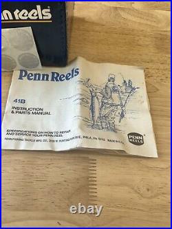 Mint Penn left handed 114H 6/0 Senator With Instructions New