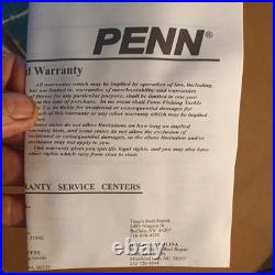 NEW OLD STOCK UNUSED VTG Penn 309m Level Wind withpapers, tools, box & line! Db