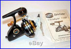 NEW Vintage PENN 716Z Spinning Reel With Upgraded Handle MINT COND Rare