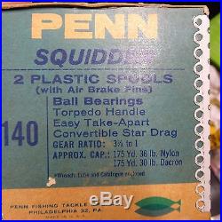 NEW Vintage PENN SQUIDDER 140 FISHING REEL In the box