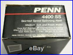 NOS Penn 4400 ss Spinning Fishing Reel Vintage