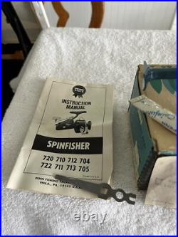 New Old Stock With Original Receipt Penn 720 With Box /paper/lube/wrench