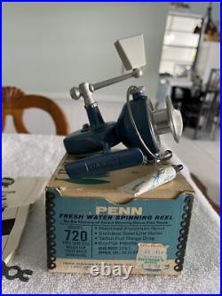 New Old Stock With Original Receipt Penn 720 With Box /paper/lube/wrench