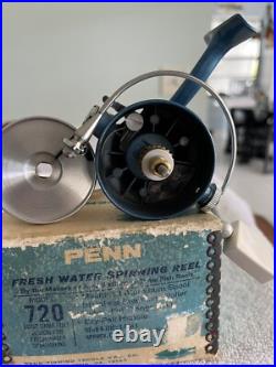 New Old Stock With Original Receipt Penn 720 With Box /paper/lube/wrench