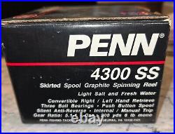 New PENN 4300SS Spinning Fishing Reel