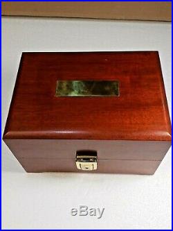 New Penn International 50th Anniversary presentation reel in wood box 1932-1982