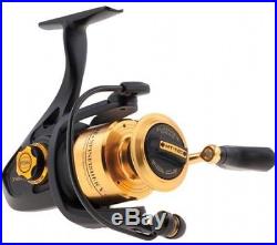 New Penn Spinfisher Spinning Reel Fishing Box Saltwater Gold And Black Styling