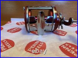 New Penn Vintage JigMaster 500S Fishing Reel with Red Handle Knob USA