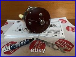 New Penn Vintage Level Wind Peer Reel 209 with Spare Pawl USA