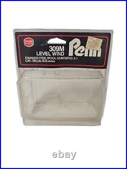 New Vintage PENN Conventional Level Wind Reel 309M Black
