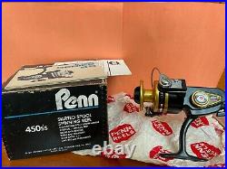 New Vintage Penn 450ss Spinfisher Metal Reel Made in USA