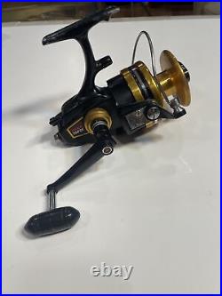 Nice/Early Black/Gold Penn #750SS Big Game Spin Reel Works Great