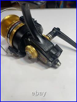 Nice/Early Black/Gold Penn #750SS Big Game Spin Reel Works Great