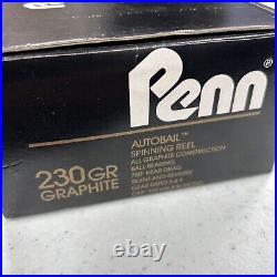 Nos Penn 230GR Graphite Reel Complete Box/Paperwork