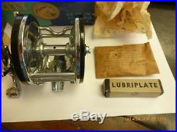 OCEAN CITY No. 112 Fishin Reel Nice In Box With Lube And Improved Reel Clamps