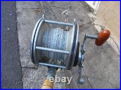 Old Penn Senator 10/0 Fishing Reel Free Rod