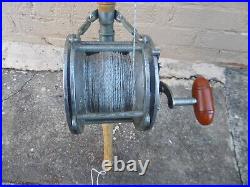 Old Penn Senator 10/0 Fishing Reel Free Rod