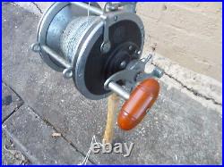 Old Penn Senator 10/0 Fishing Reel Free Rod