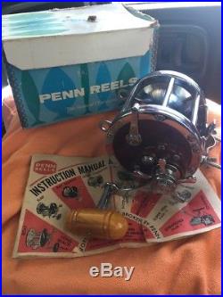 PENN 114H SENATOR 6/0 Deep Sea Big Game SALTWATER FISHING REEL BOX MINT Vintage