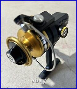 PENN 4400 SS HIGH SPEED GRAPHITE SPINNING REEL VINTAGE Gold Black Works Great