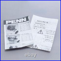 PENN 6500SSJ Spinning Reel Unused Aluminum Body Titanium Coated Gear Ratio 4.71