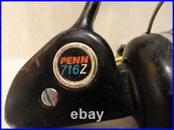 PENN 716Z Spinning Reel, Fishing Reel (MADE IN USA), Good Plus Condition