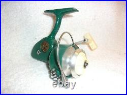PENN 716 SPINFISHER SPINNING FISHING REEL 1960's GREENIE EXCELLENT CLEAN