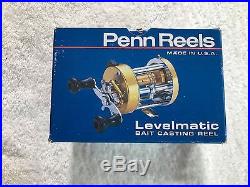 PENN 940 LEVELMATIC BAIT CASTING REEL, NEW OLD STOCK withPAPERS