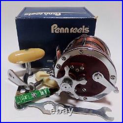 PENN Fishing Reel 112-HL Saltwater 3/0 Special Senator High Speed Clamps Vintage