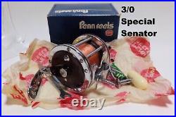 PENN Fishing Reel 112-HL Saltwater 3/0 Special Senator High Speed Clamps Vintage