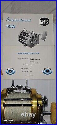PENN INTERNATIONAL MODEL 50W Tournament Reel Penn ReelS Big Game Series