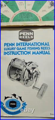 PENN INTERNATIONAL MODEL 50W Tournament Reel Penn ReelS Big Game Series