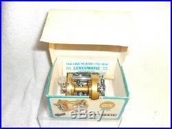 PENN LEVELMATIC 910 BAIT CASTING REEL with BOX MANUAL WRENCH VINTAGE NEAR MINT