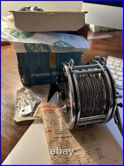 PENN No 349 (MASTER MARINER) with SPOOLED STEEL and 49M BOX (PAPERWORK)