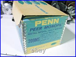 PENN Peer 209MS Level Wind Saltwater Reel withEverything! , Star Drag, Clicker- NIB PENN Peer 209MS Level Wind Saltwater Reel withEverything! , Star Drag, Clicker- NIB