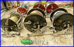 PENN Peerless No. 9 Level Wind Reel VTG LOT 6 PEN REELS 209 285 155