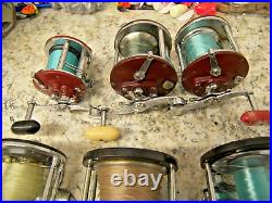 PENN Peerless No. 9 Level Wind Reel VTG LOT 6 PEN REELS 209 285 155