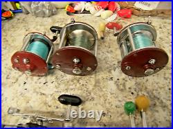 PENN Peerless No. 9 Level Wind Reel VTG LOT 6 PEN REELS 209 285 155