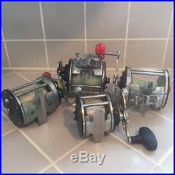 PENN REELS 180, Leveline 350, 200 and Jig Master 500 Lot of 4