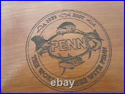 PENN REEL 75th Anniversary Edition 50VSW Reel in Wooden Presentation Box withPrint