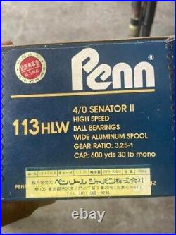PENN SENATOR? PENN 113HLW special 4/0 Vintage Reel from Japan